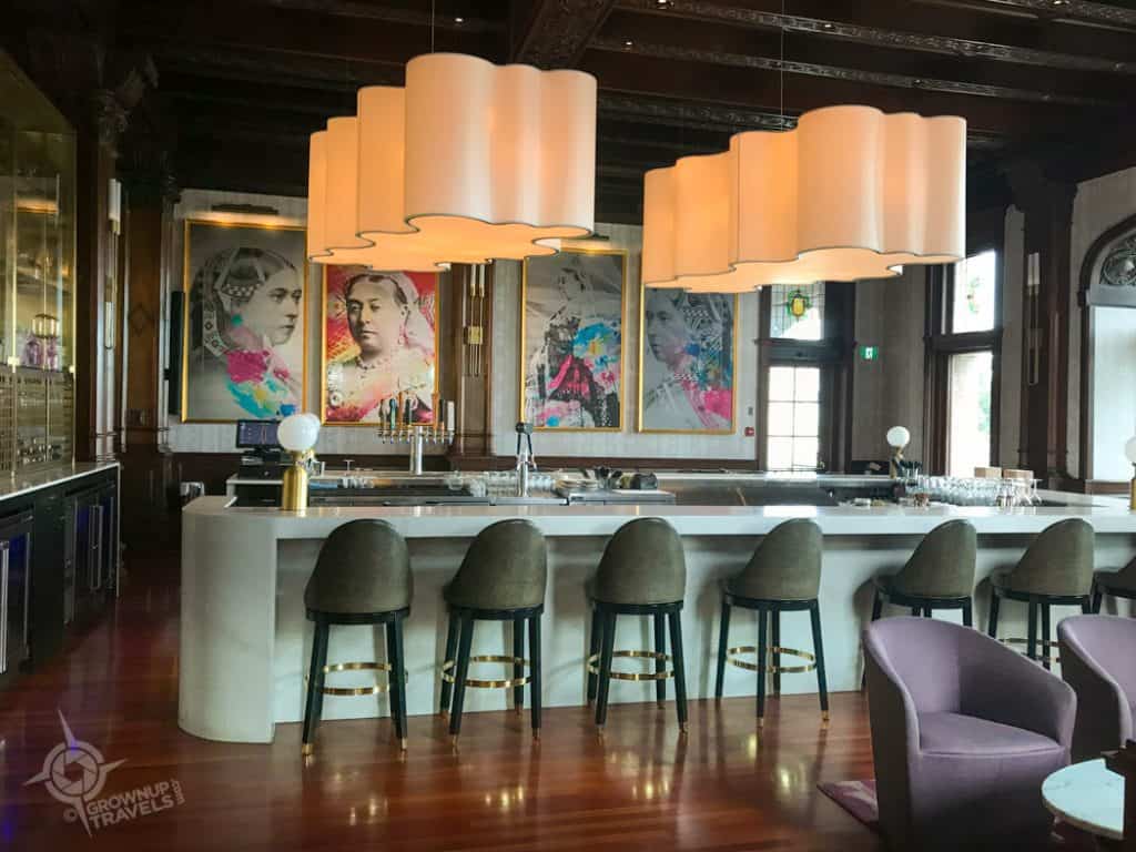 The bar at the Empress Hotel Victoria