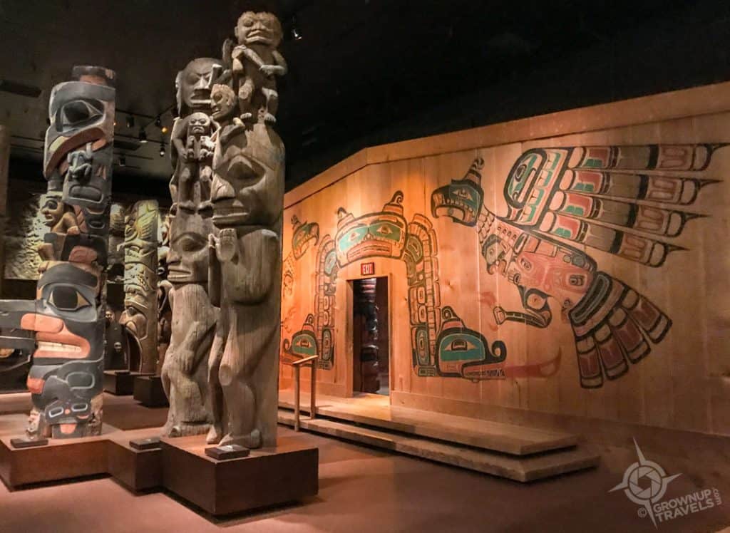 Totem Hall Ceremonial House Royal BC Museum Victoria