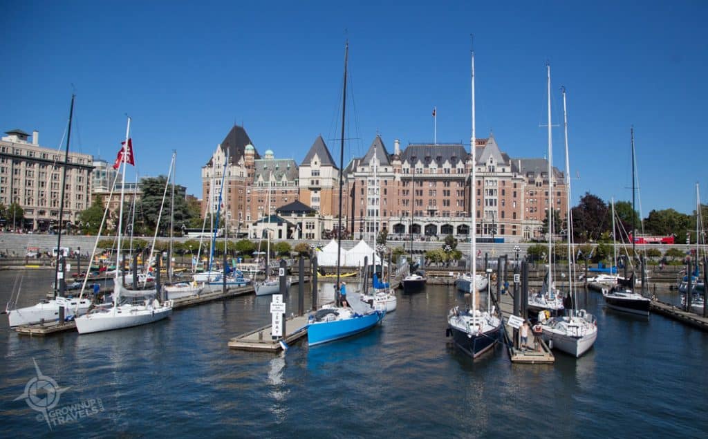 Victoria Harbour water view by day
