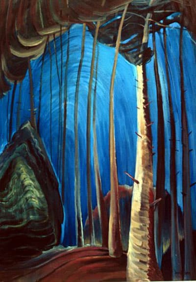 Emily Carr blue sky painting 1932