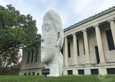 Exterior sculpture Albright-Knox Gallery Buffalo