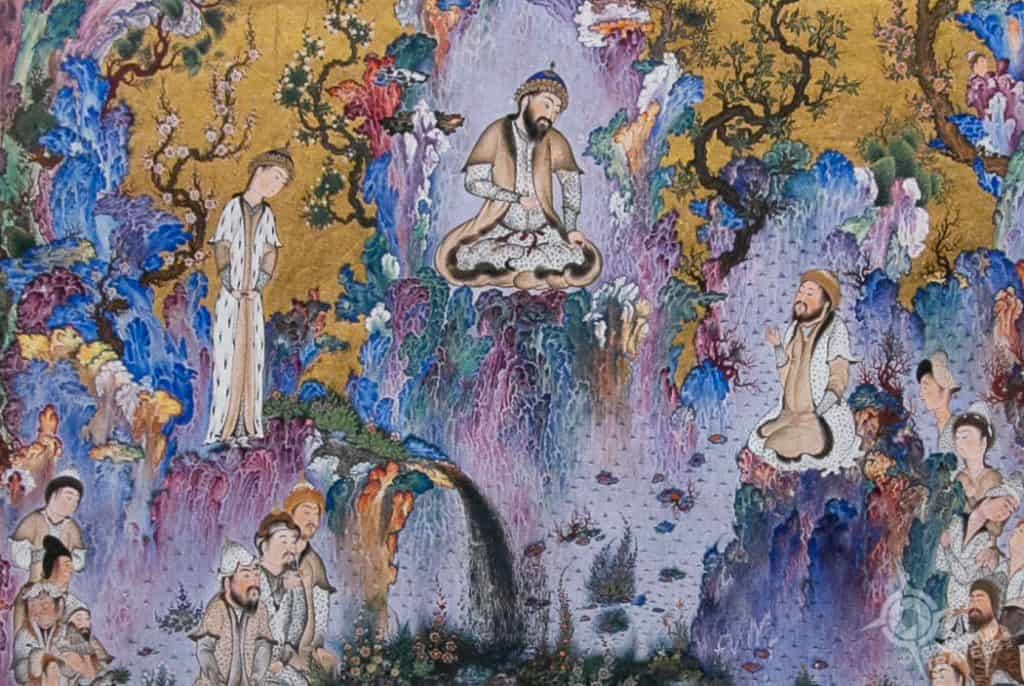 The Court of Kayumas detail Book of Kings Folio