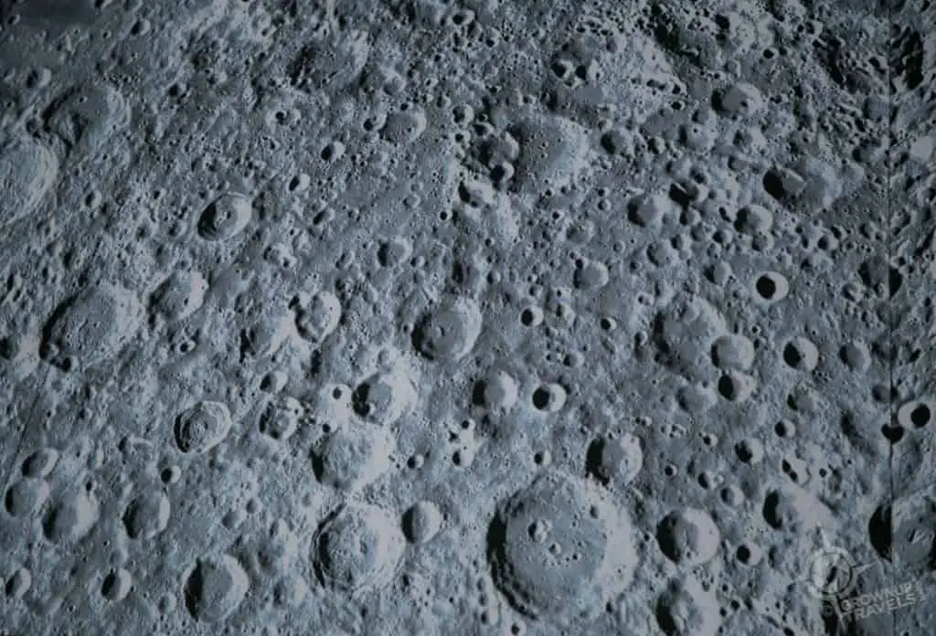 Moon surface detail