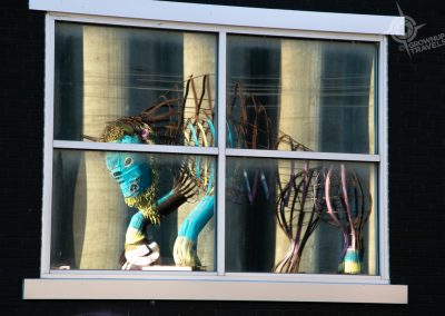 Buffalo reflected at RiverWorks