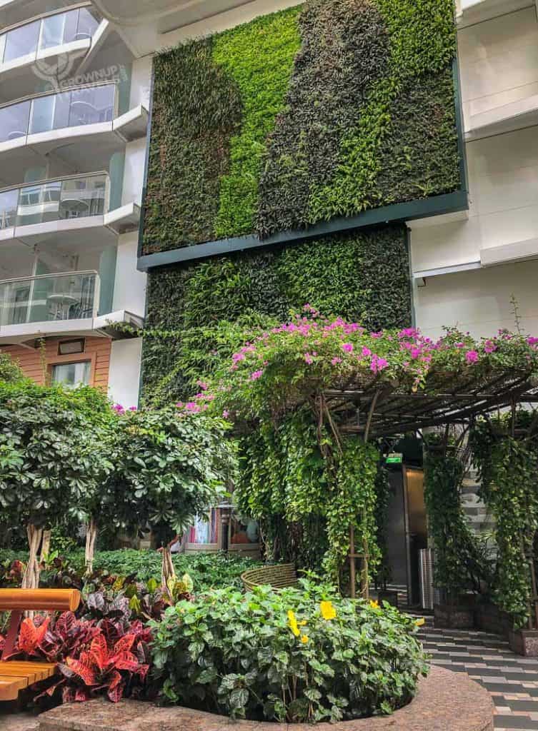 Harmony of the Seas living wall in Central Park