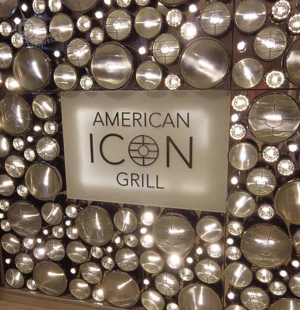 American Icon grill sign Harmony of the Seas
