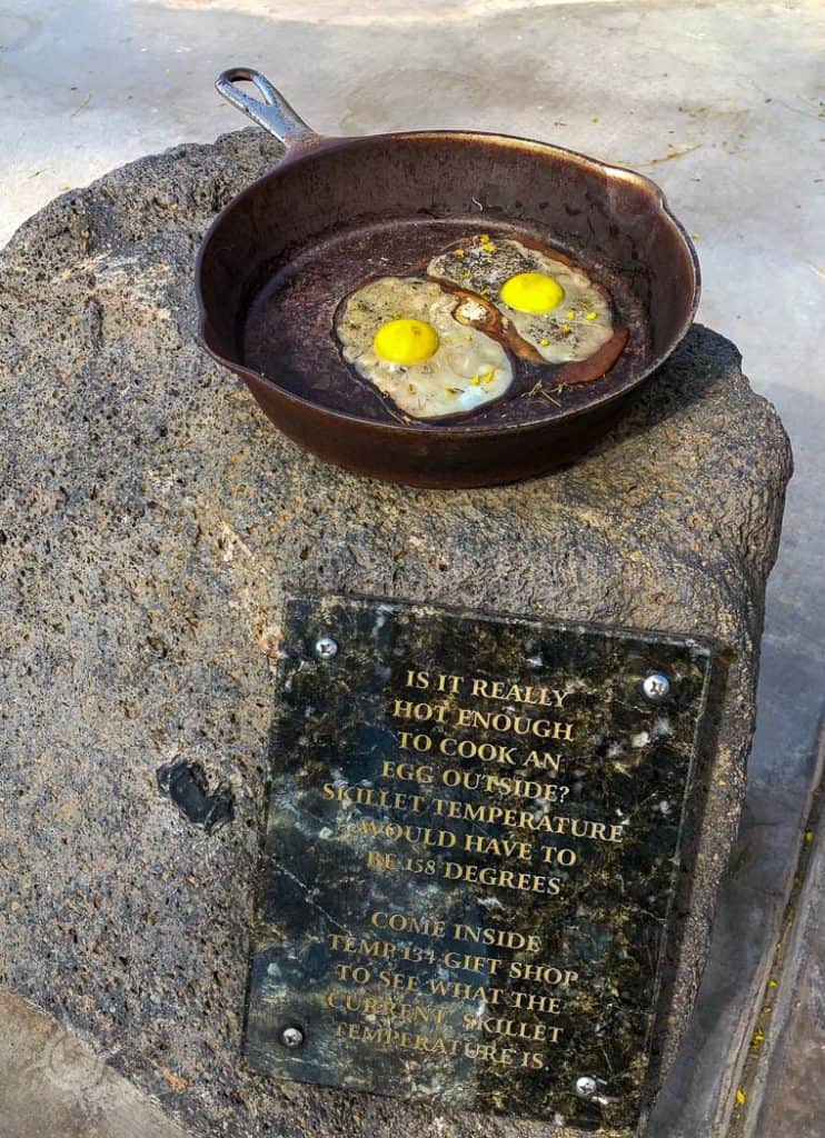 Baker CA Frying Pan with Eggs