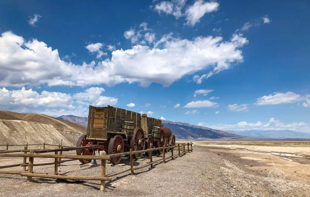 Old Harmony Borax Wagon Death Valley