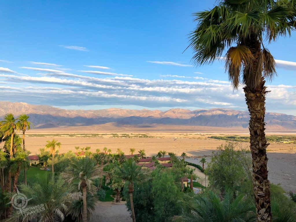 Sunrise view Oasis Death Valley