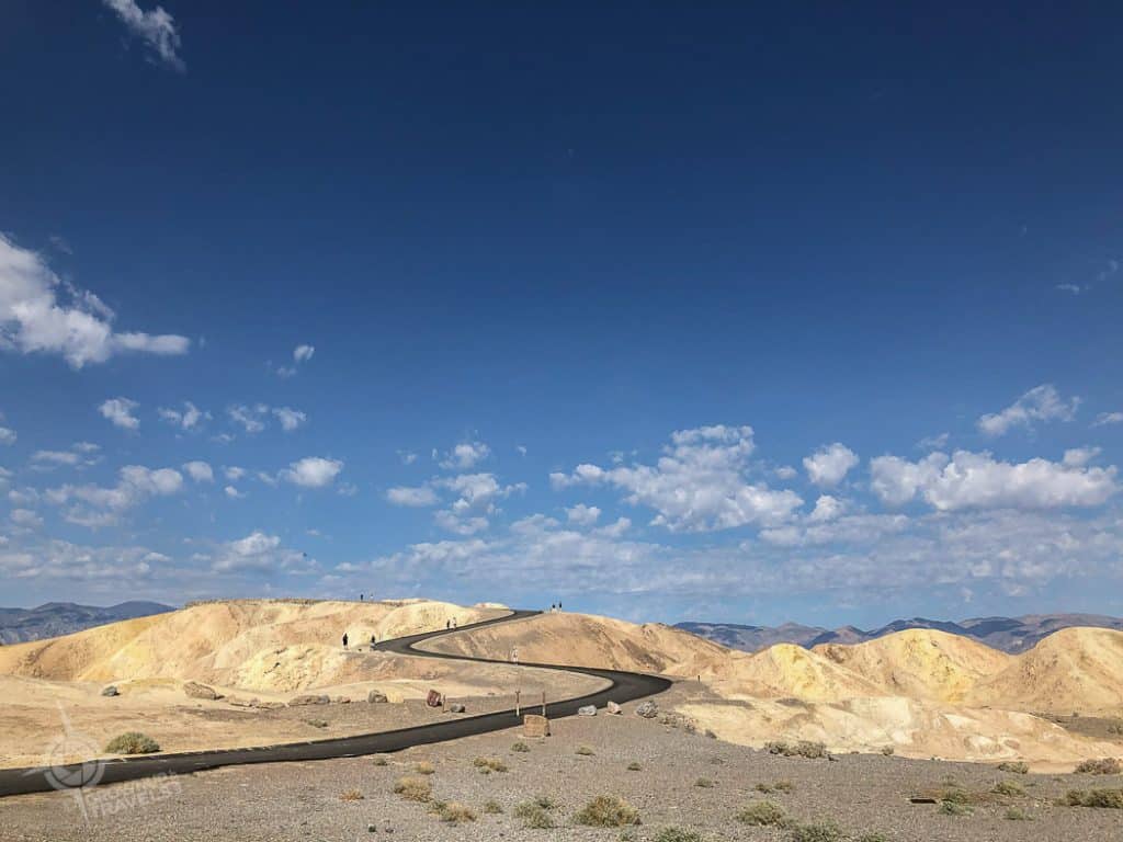 Zabriskie Point overlook Death Valley
