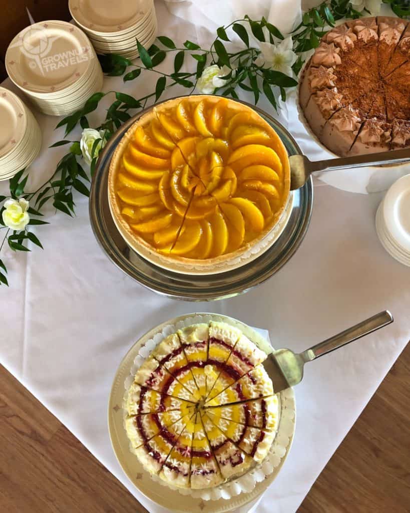 Brunch desserts Queenston Heights Restaurant Niagara