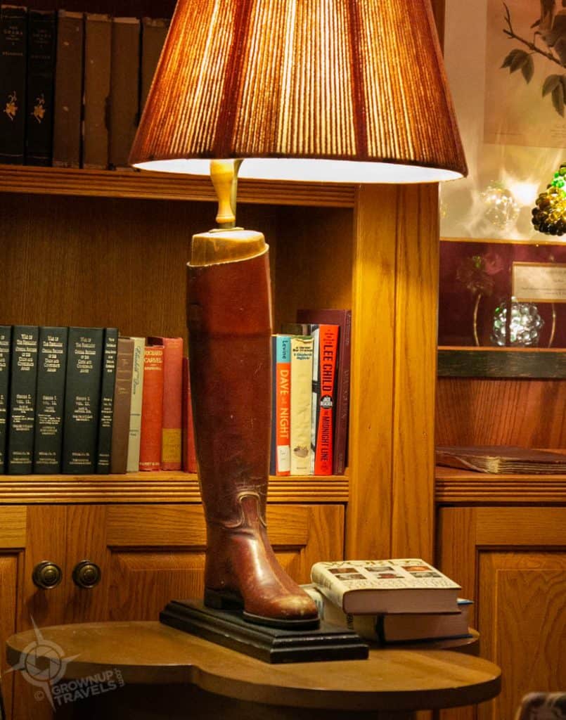 Riding Boot Lamp Grand Hotel