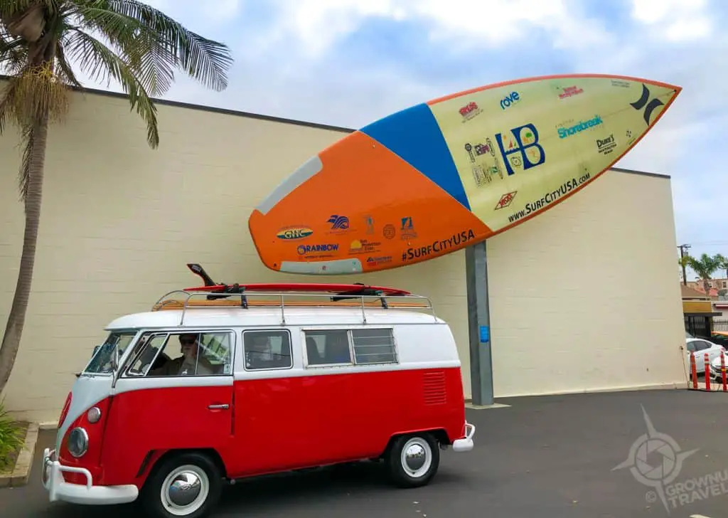 VW Van at Huntington Beach Surfing Museum