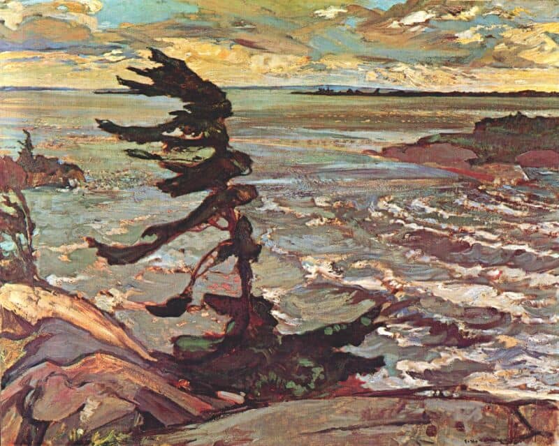 Frederick-H-Varley-Stormy-Weather-Georgian-Bay-1920