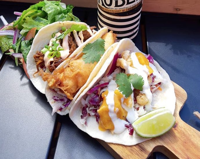 J Carolines Taco trio Sault Ste. Marie