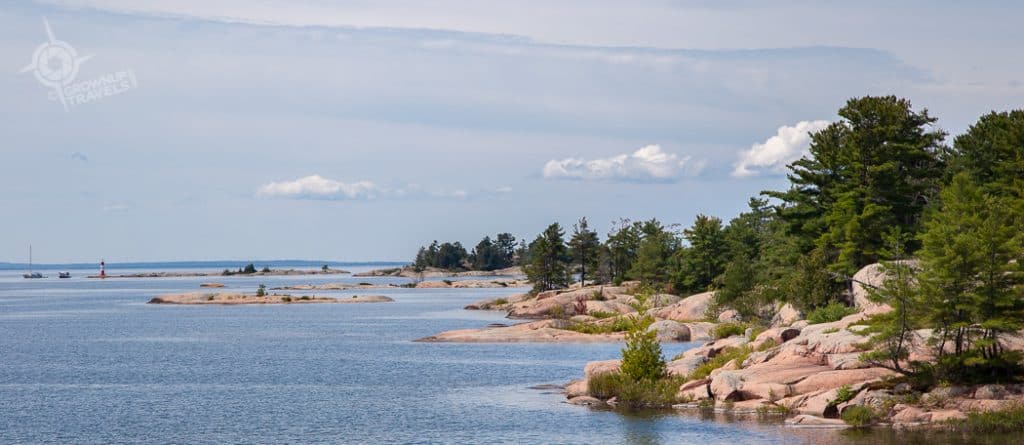 Georgian Bay shoreline with islands