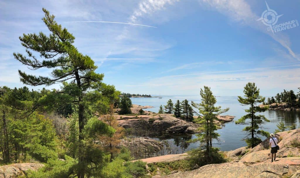 Chikanishing Trail overlooking Georgian Bay Killarney