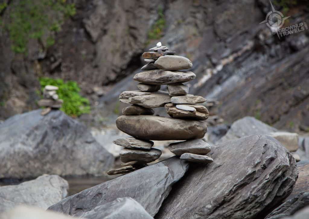 Coaticook Gorge Inukshuk4