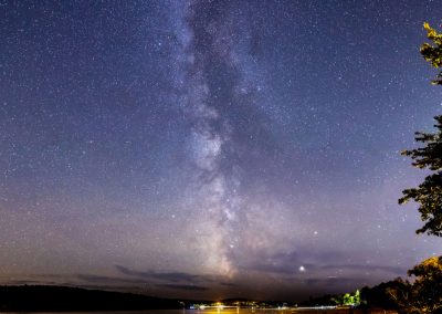 Milky Way over Long Lake Sudbury 2019