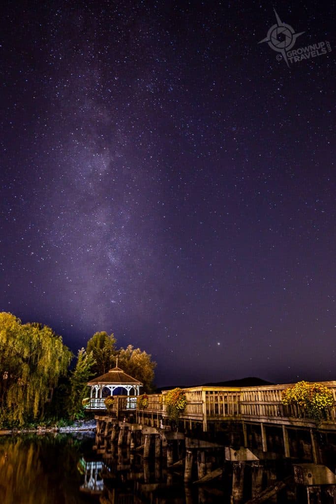 North Hatley Pier milky way