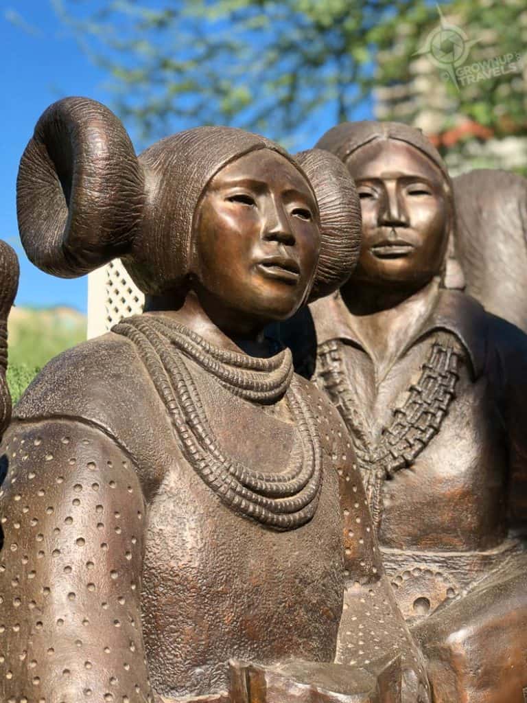Sculpture outside Heard Museum Phoenix