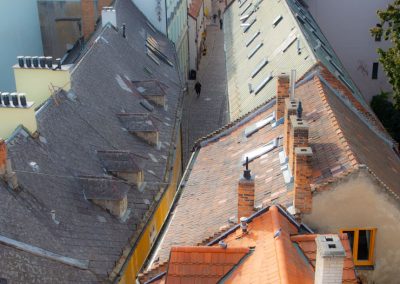 Bratislava Slovakia rooftops