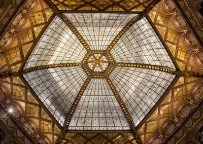 Budapest Parisi Udvar Hotel ceiling glass