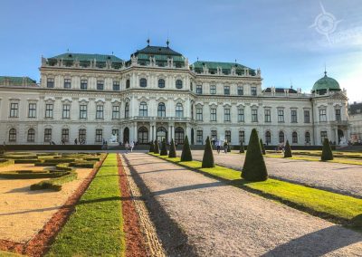 Vienna Austria Belvedere Palace day