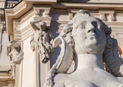 Vienna Austria Belvedere Palace statuary detail