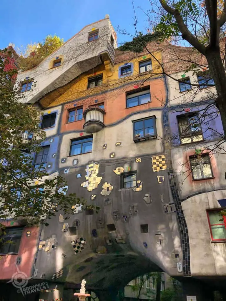 Vienna Hundertwasser Village facade