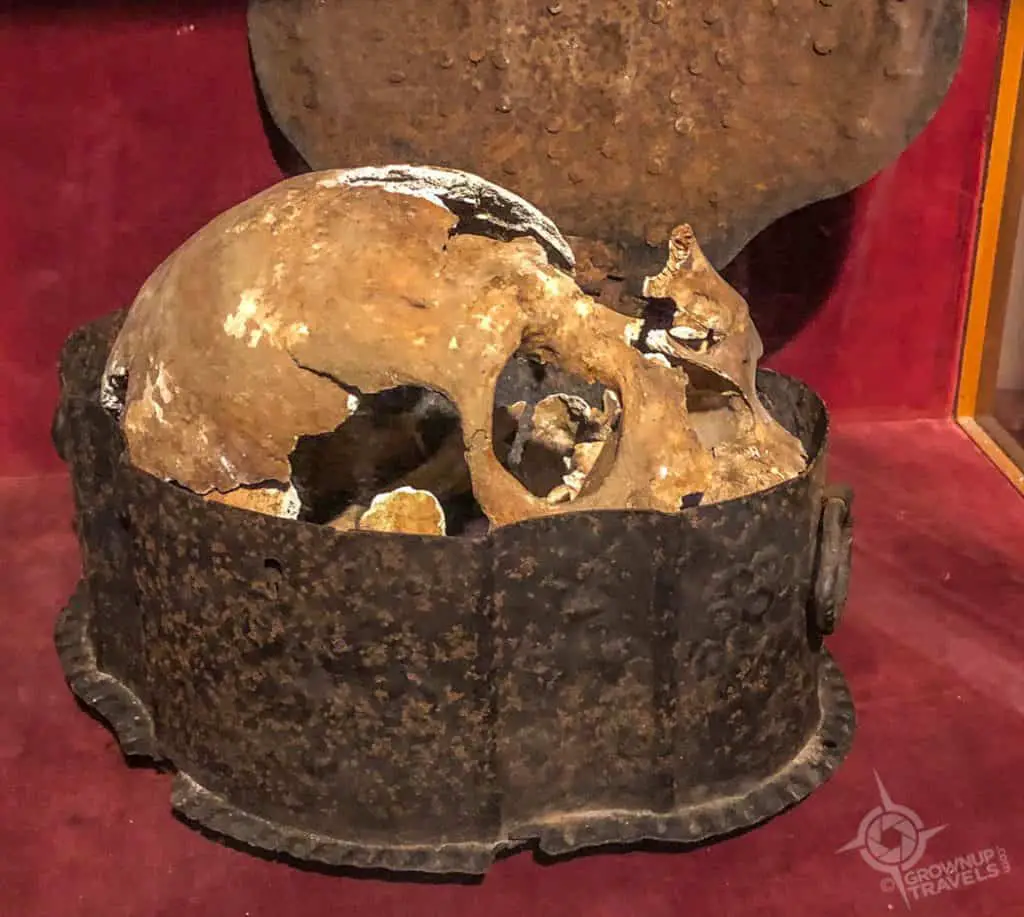 Hammond Castle Columbus Crewmember skull