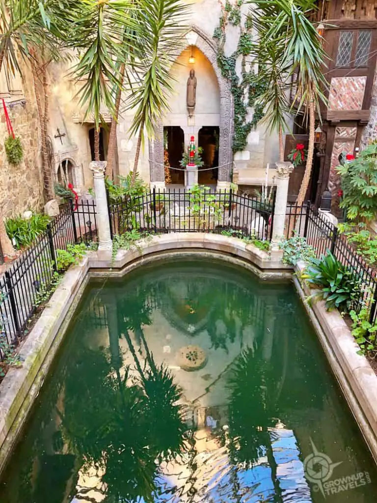Hammond Castle Courtyard pool
