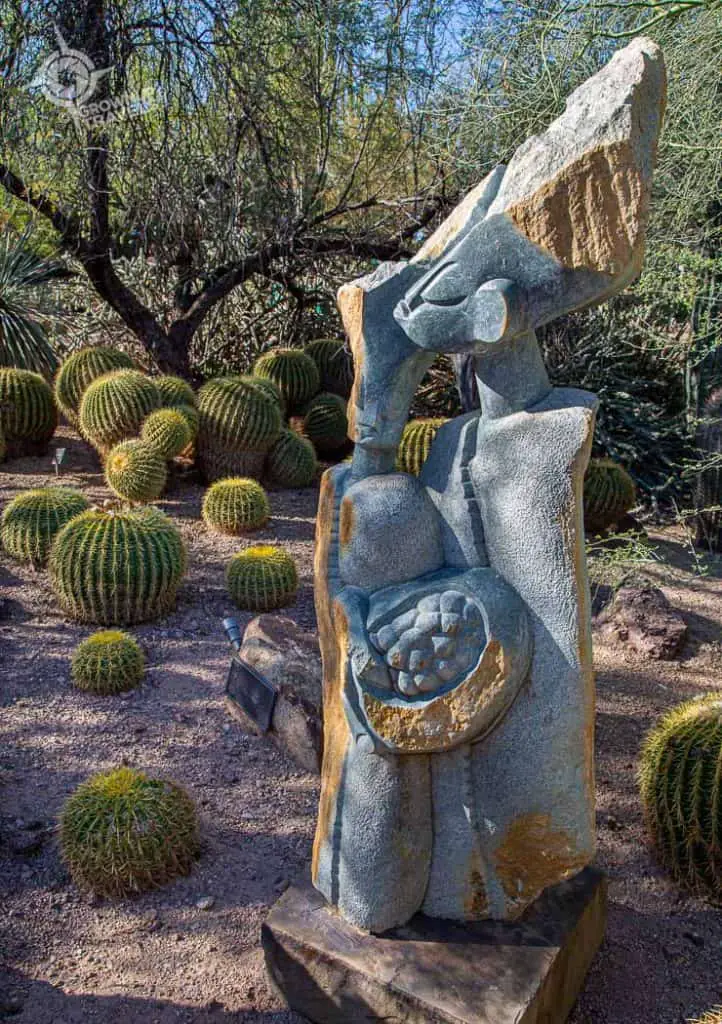 Phoenix AZ Shona Sculpture Desert Botanical Garden
