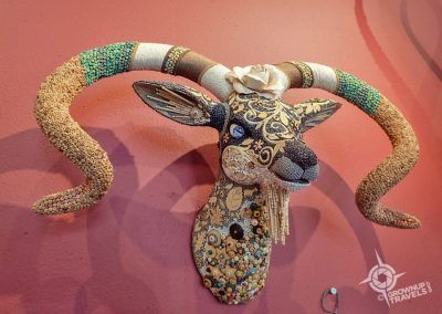 St. Pete art jewelled antelope