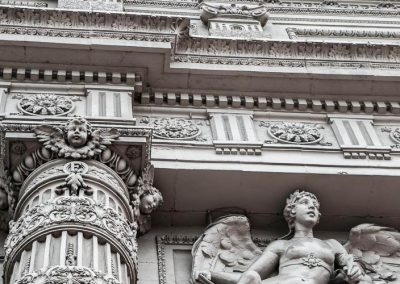 Buffalo Architecture Ellicott Square Mythological carved figures