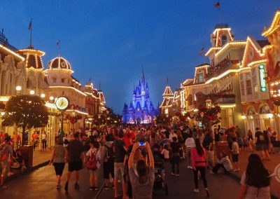 Main Street Disneyworld Florida
