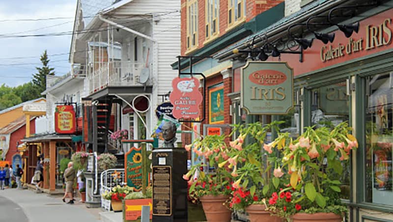 Baie St Paul downtown from website