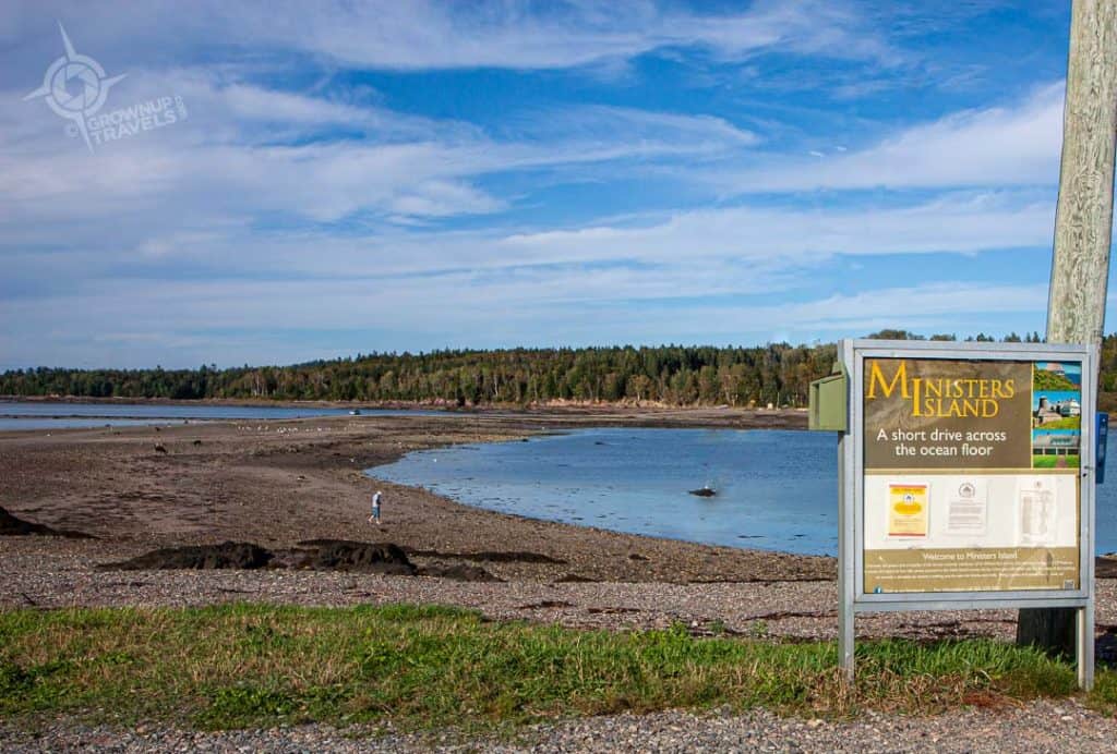 Minister's Island Low tide New Brunswick