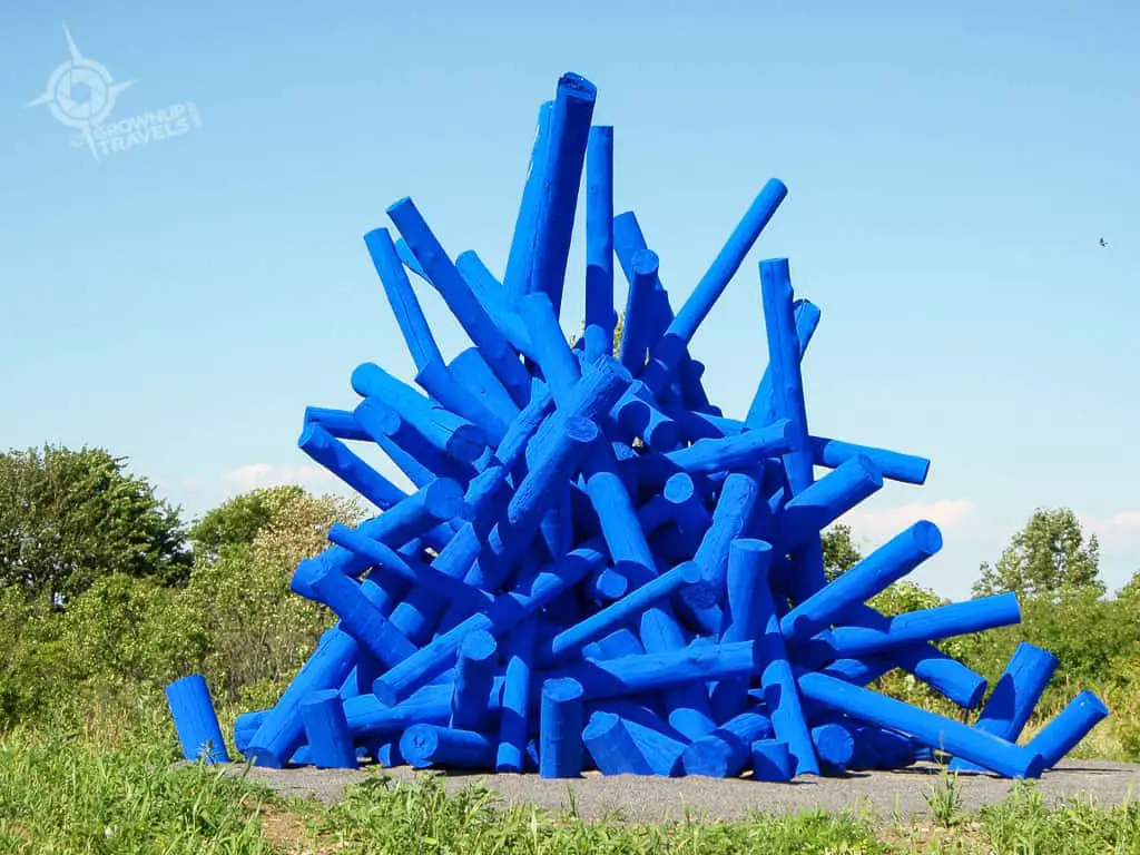 Blue Installation Oeno Gallery Sculpture Garden