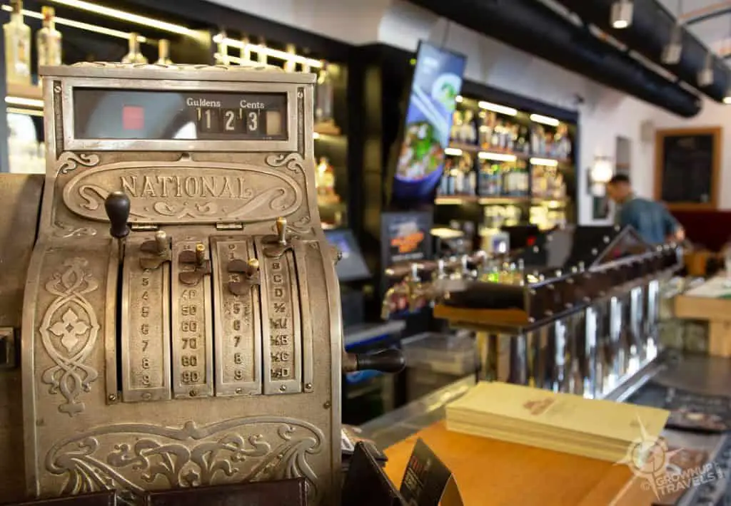 The Beer Palace antique cash register Bratislava