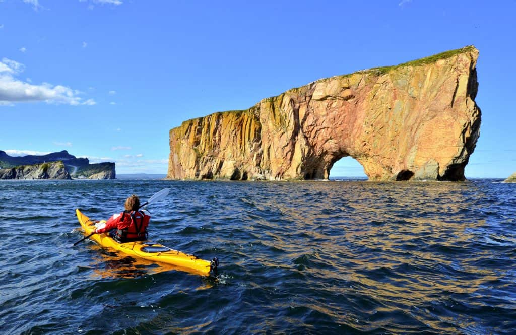 Kayaker Perce Rock Marc Loiselle