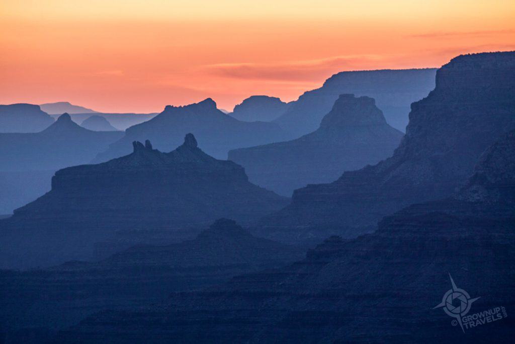 Grand Canyon Sunset Near Desert Watchtower