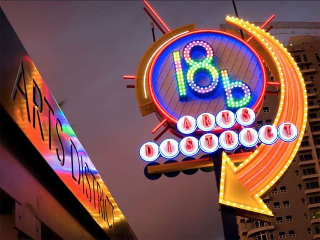 Las Vegas Arts District sign