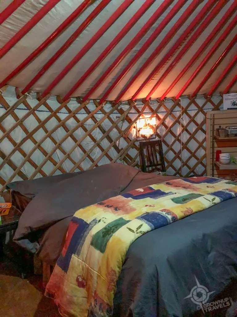 Gaspe Bed in the Floating Yurt