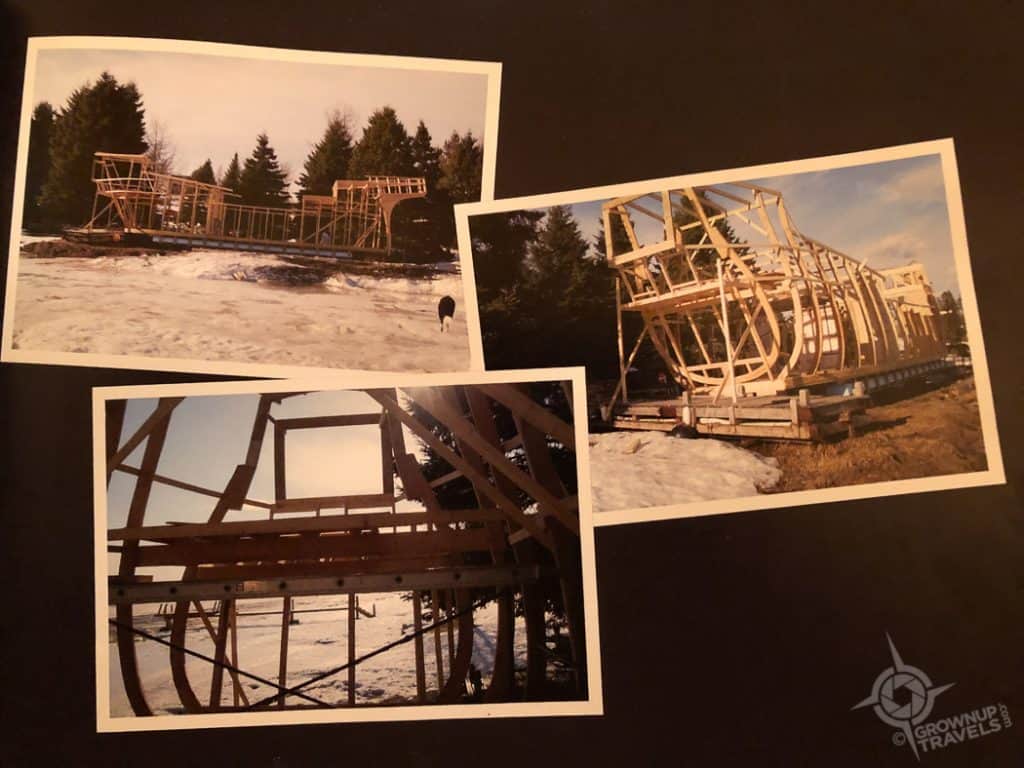 Gaspe La Grande Hermine replica takes shape