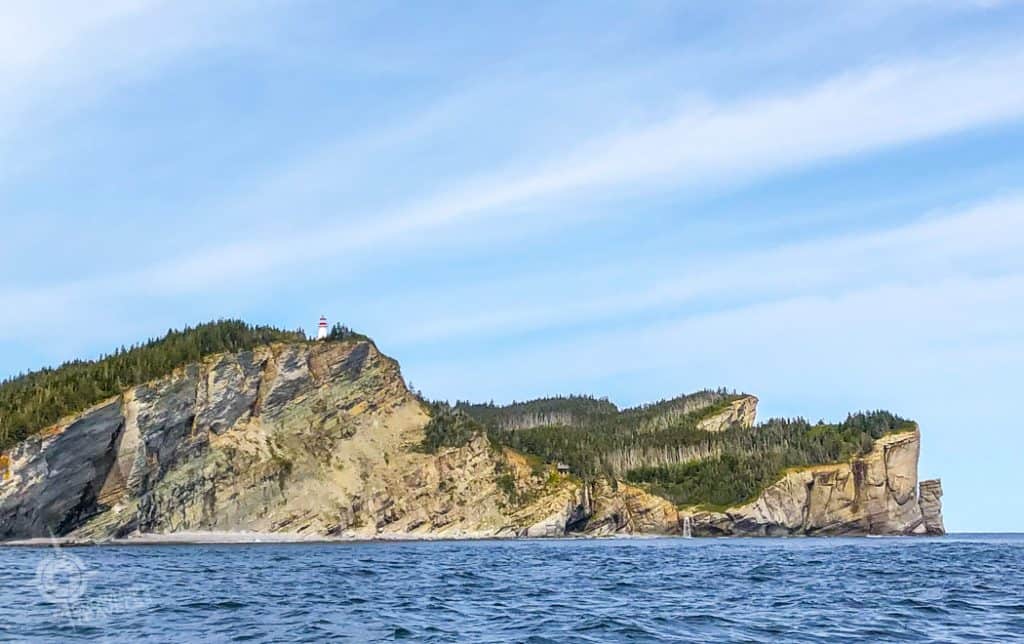 Gaspe Peninsula Lands End from the water