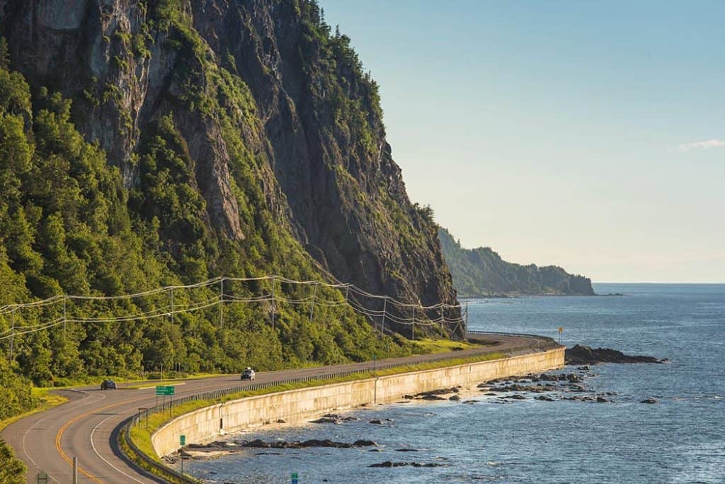 Gaspe North shore Hwy 132 Mathieu Dupuis_Le Quebec maritime