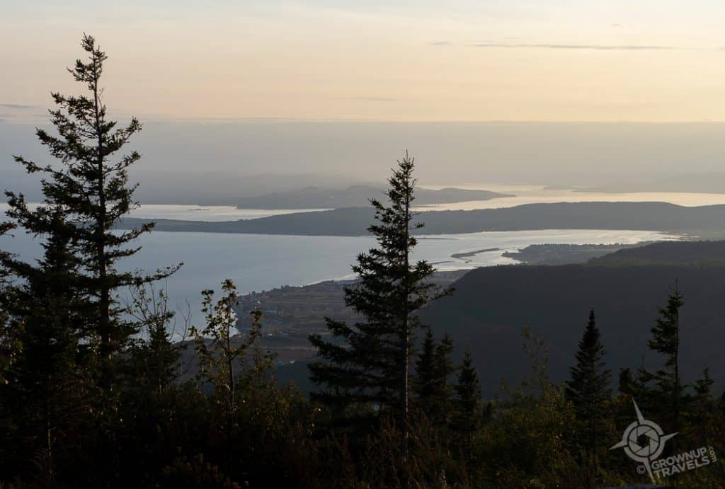 Morning light over Chaleur Bay