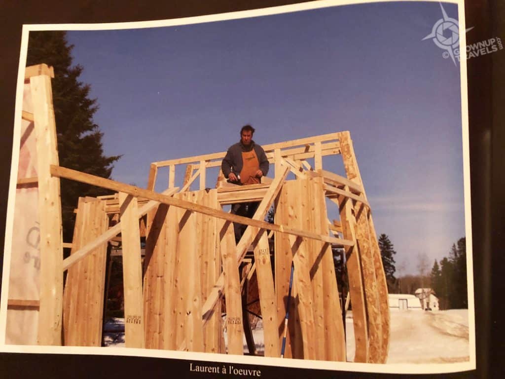 Laurent Landry building La Grande Hermine