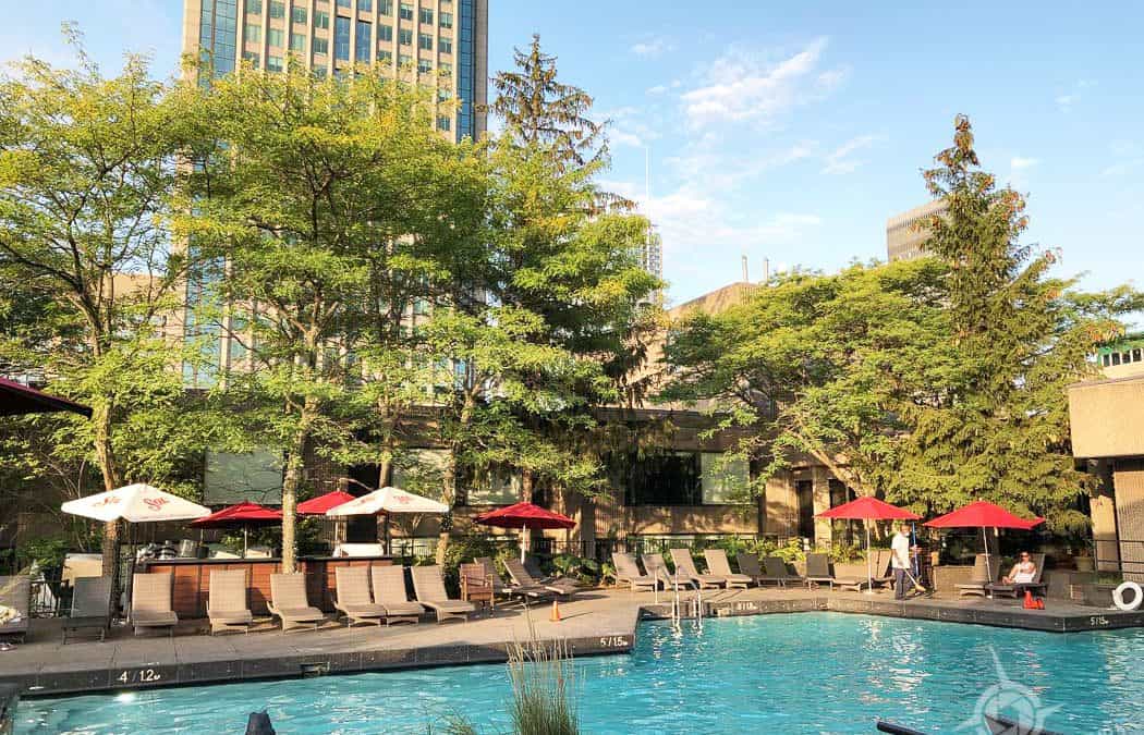 Head “up” to a Montreal 4-star hotel like no other: Hotel Bonaventure!